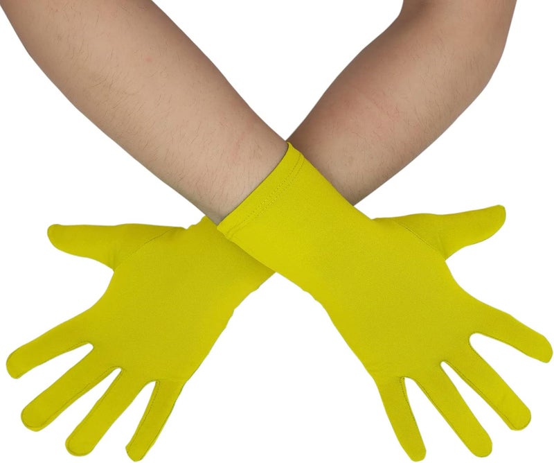 Sheface Stretchy Spandex Costume Gloves - Men's & Women's Banquet Party Wedding Gloves - Image 1